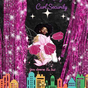 Coil City Curl Security Hair Product Business Name and Logo