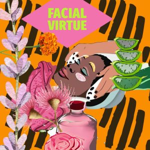 Facial Virtue Esthetician Business Name and Logo