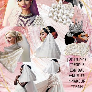 Joy In My People Bridal Hair and Makeup Team Business Name and Logo